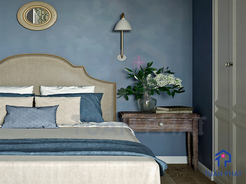 Những mẫu phòng ngủ màu xanh dương đẹp và lãng mạn