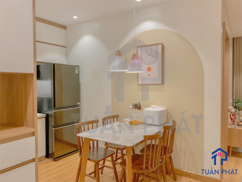 Thiết kế nội thất chung cư Tecco Home 48m2 Hàn Quốc