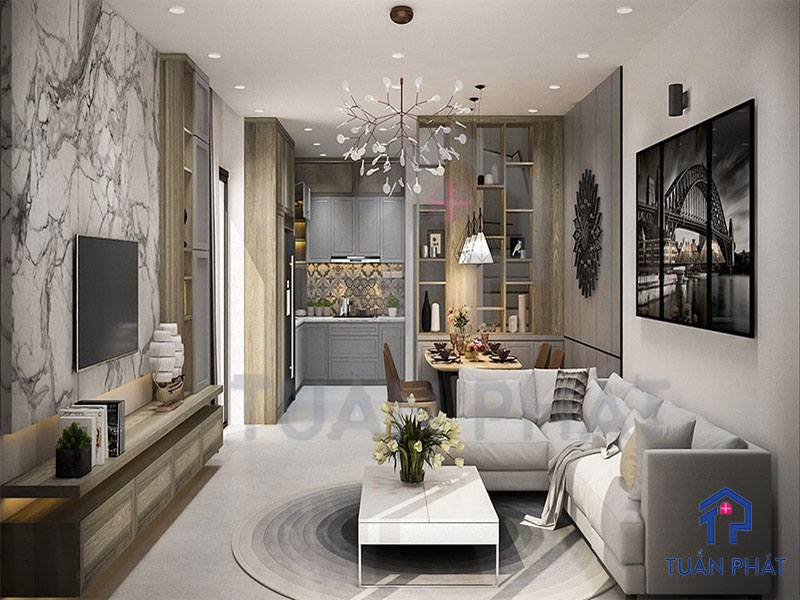 Thiết kế căn hộ Dream Home 60m2 đẹp, cuốn hút 8 Mẫu thiết kế nội thất nhà chung cư 60m2 nhỏ nhưng tiện nghi