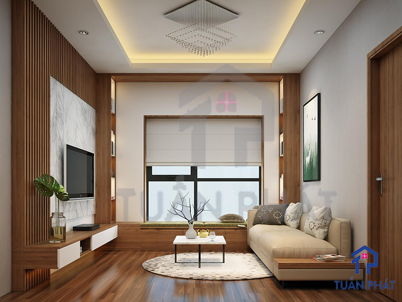 Phòng khách chung cư vinhomes grand park hiện đại