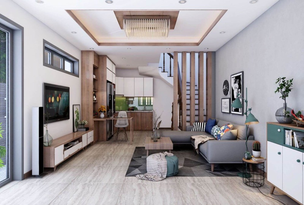 gỗ mdf trang trí phòng khách