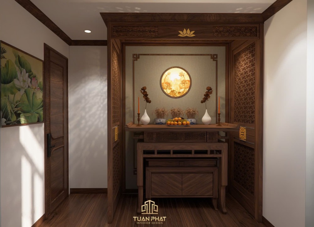 mẫu nội thất phòng thờ