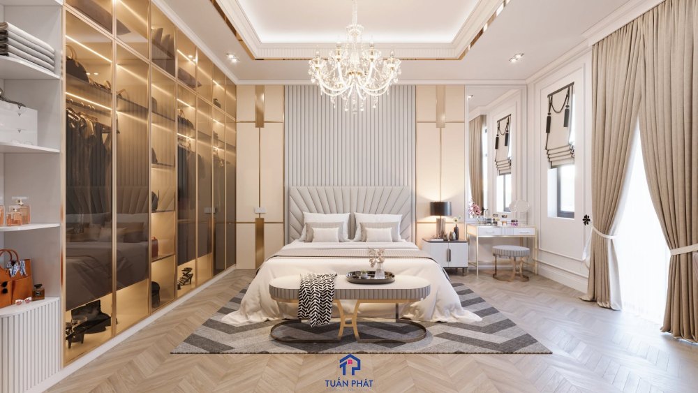 mẫu thiết kế phòng ngủ đẹp cho vợ chồng