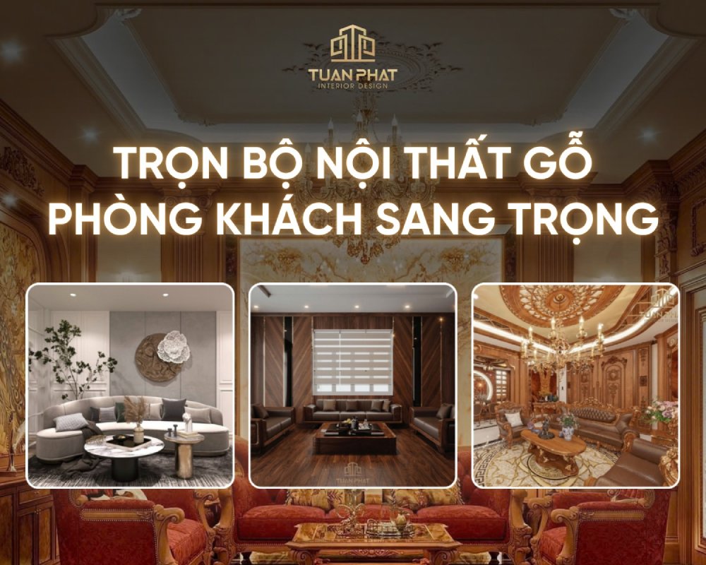 nội thất gỗ phòng khách