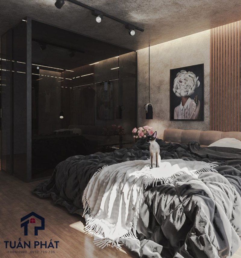 Phòng ngủ master cho biệt thự