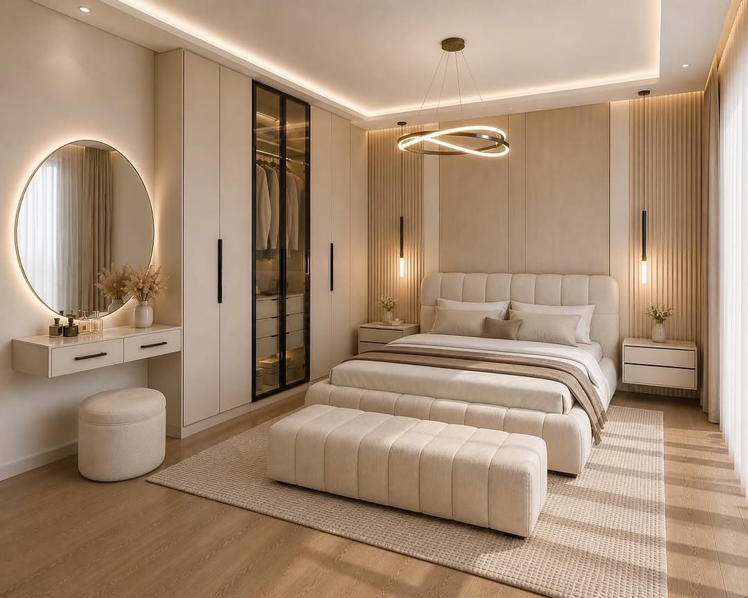 phòng ngủ phong cách hiện đại