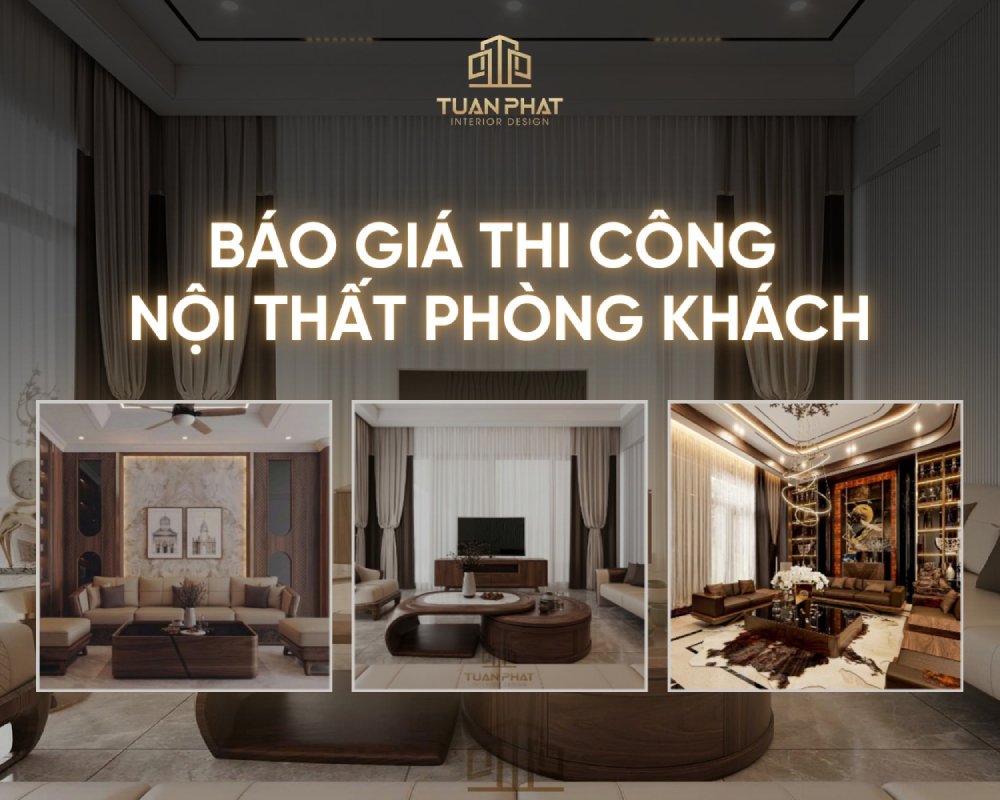 thi công nội thất phòng khách