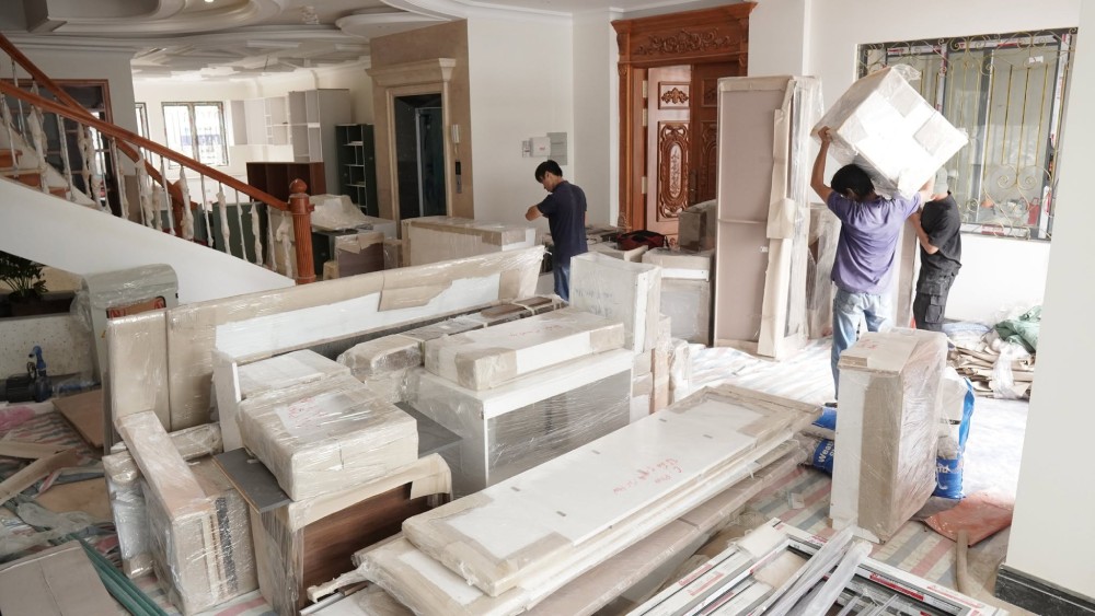 thi công phòng thờ trọn gói