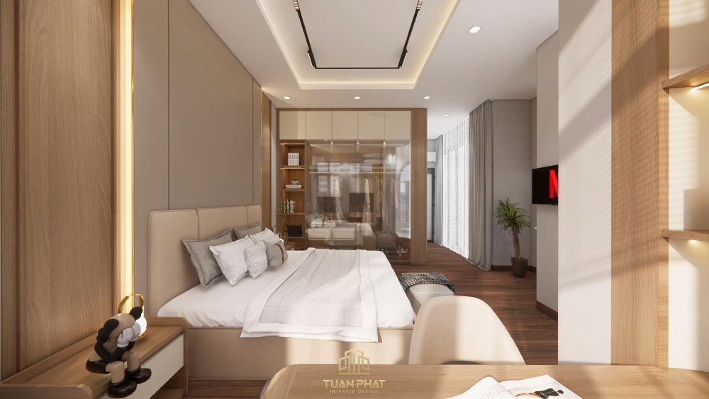 thiết kế phòng ngủ hiện đại