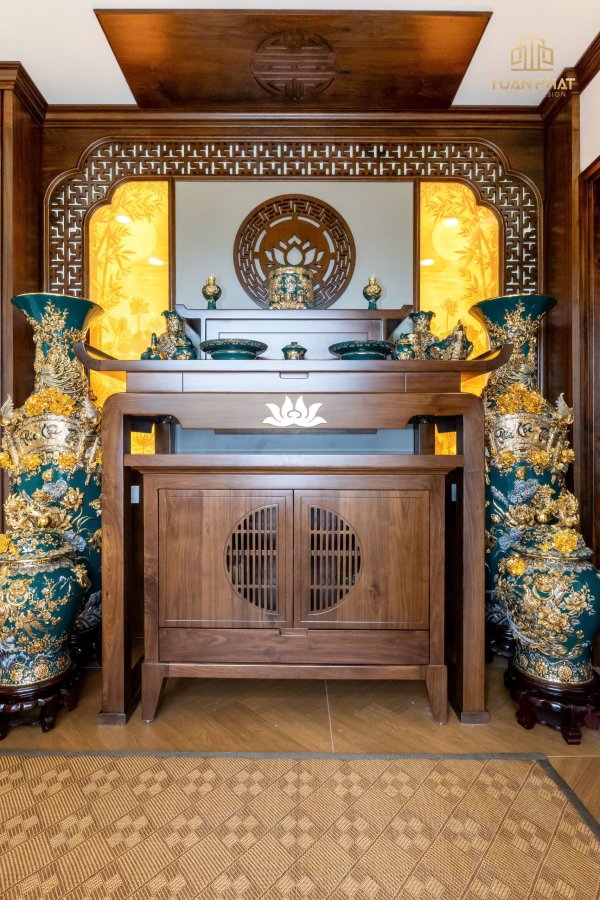 20+ Mẫu thiết kế phòng thờ đẹp, hiện đại, đúng phong thủy 1 thiết kế phòng thờ