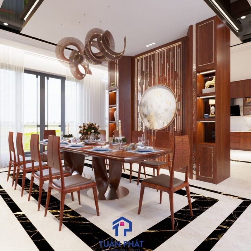 xưởng sản xuất thi công nội thất gỗ gõ đỏ uy tín