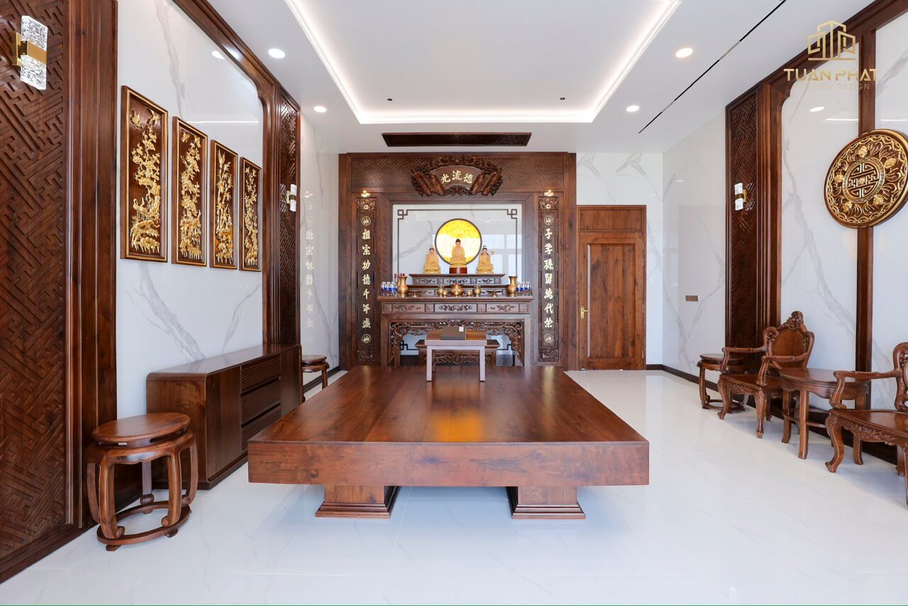 Phản gỗ óc chó nguyên khối Cần Thơ