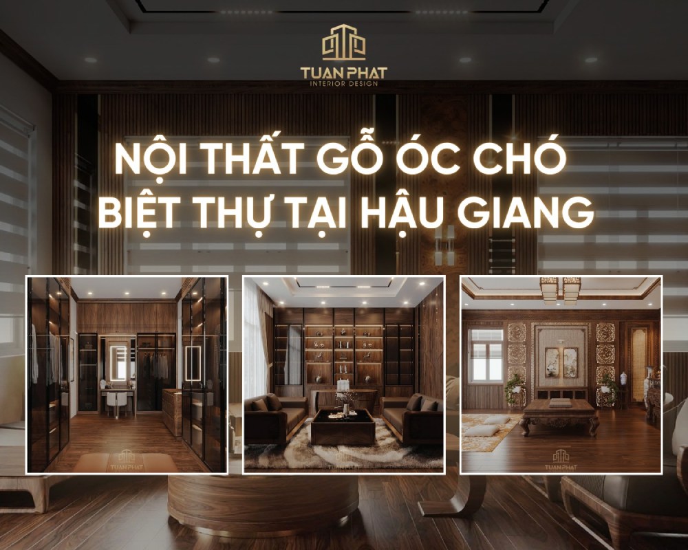 Trang chủ 20 Bàn giao nội thất biệt thự gỗ óc chó