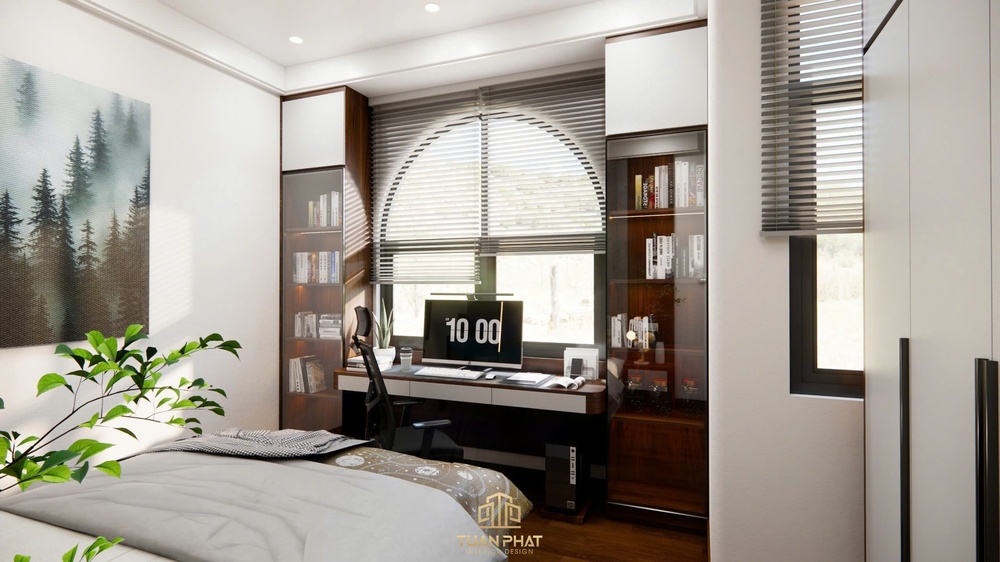 Bàn làm việc gỗ công nghiệp hiện đại, tiện lợi BL22