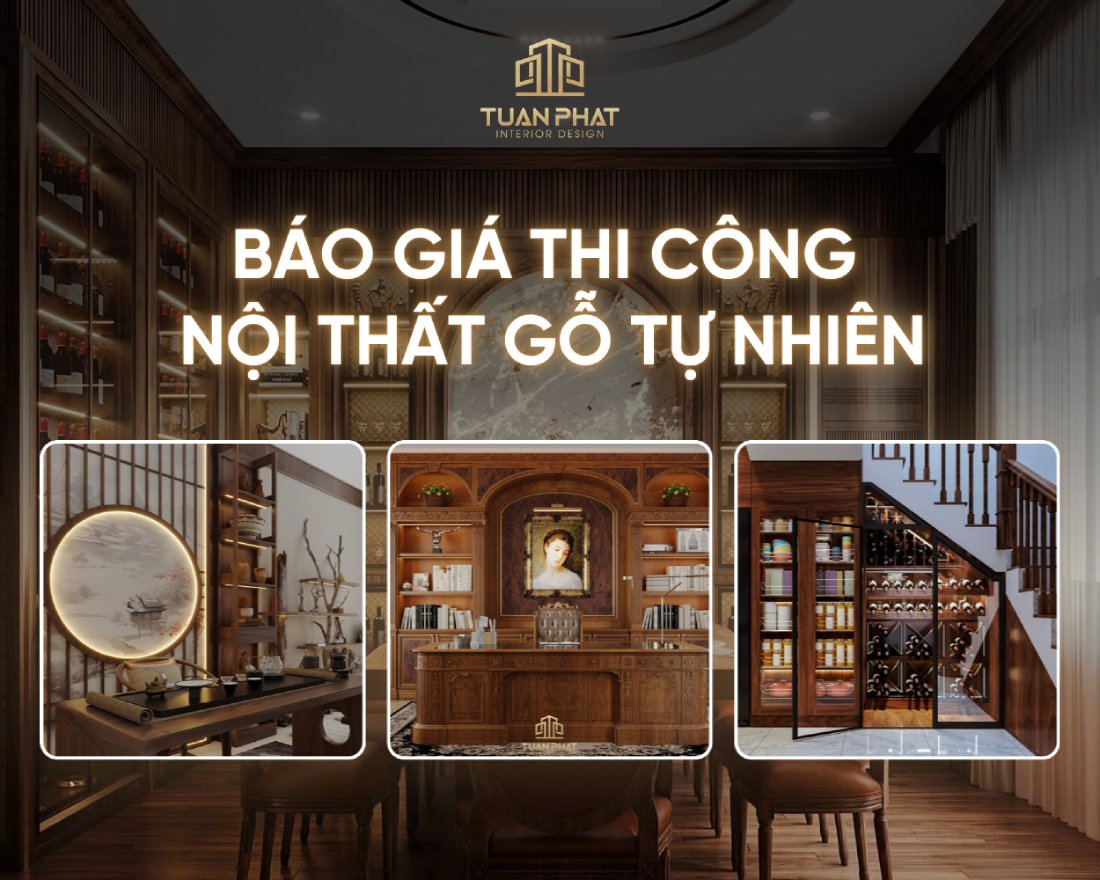 báo giá nội thất đồ gỗ tự nhiên