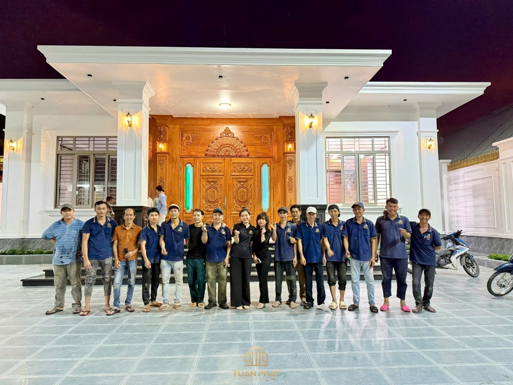 đơn vị thi công phòng ngủ gỗ óc chó