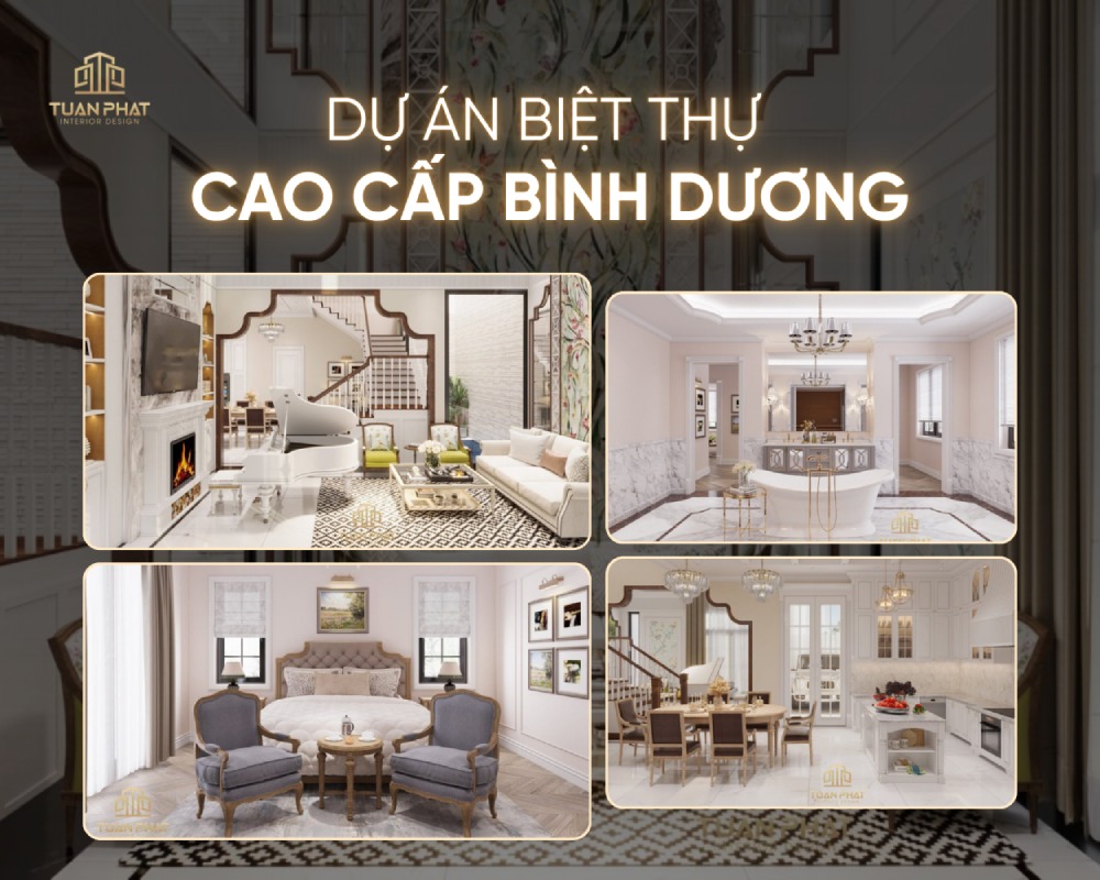 dự án thi công biệt thự bình dương