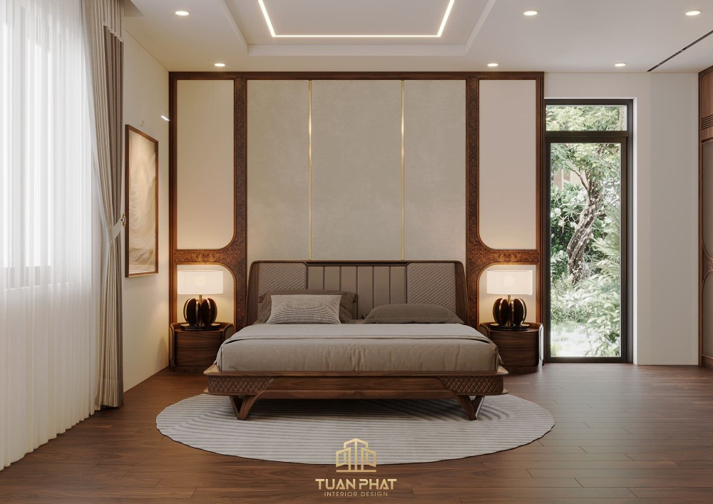 mẫu giường gỗ tự nhiên