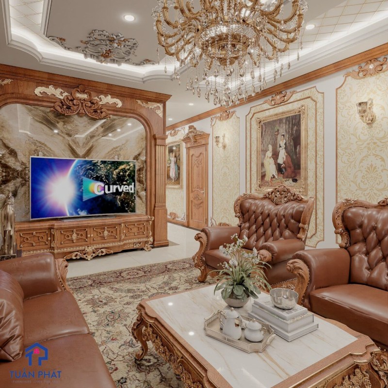 mẫu nội thất nhà tân cổ điển