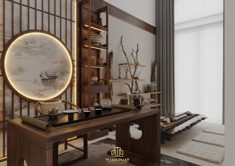 nội thất đồ gỗ tự nhiên sang trọng