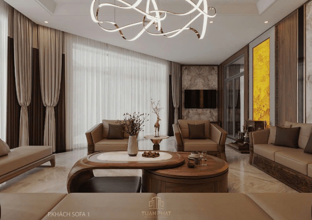 thi công nội thất gỗ tự nhiên cho nhà phố
