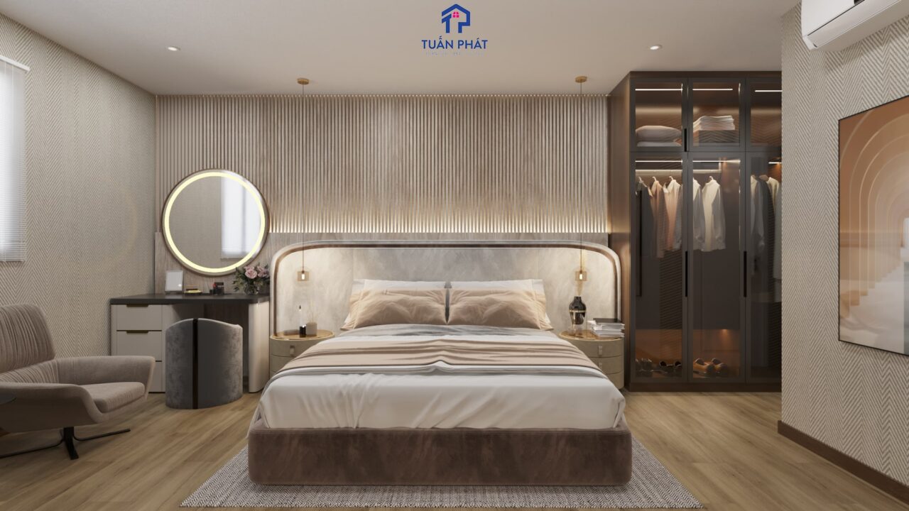 thiết kế gỗ óc chó trọn gói
