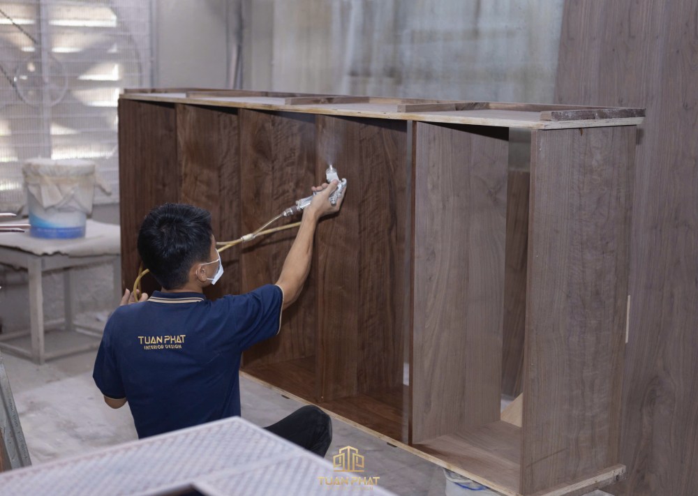 thiết kế thi công gỗ óc chó lâu năm