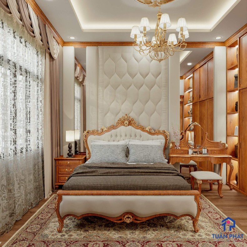 xưởng nội thất gỗ gõ đỏ uy tín