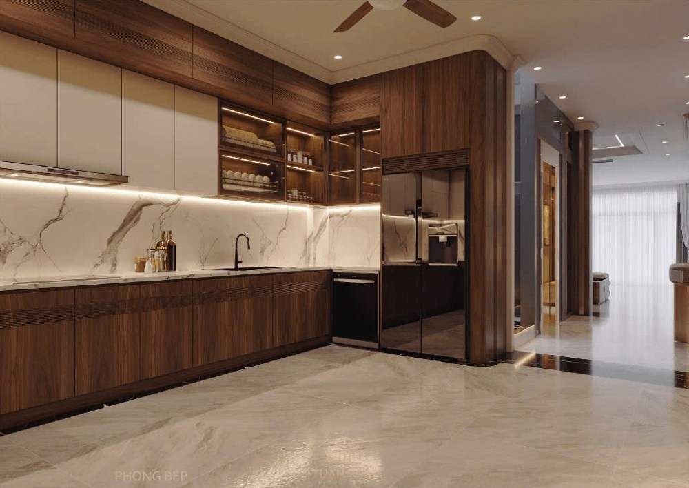 xưởng nội thất gỗ óc chó nhà phố ship Cần Thơ