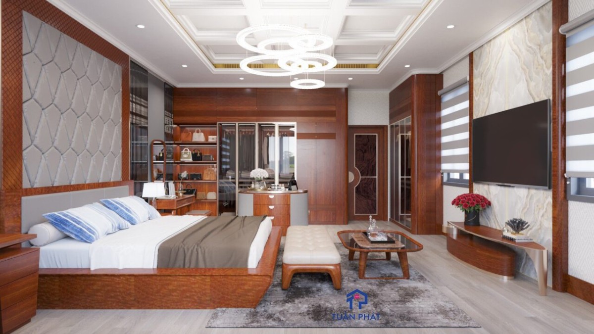 xưởng thiết kế thi công nội thất gỗ gõ đỏ TPHCM