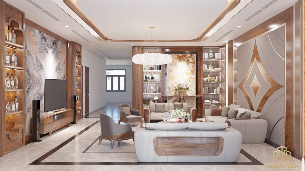 thiết kế nội thất biệt thự cần thơ